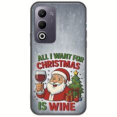 All I Want For Christmas Is - Wine Oppo A5 4G/5G Black TPU (Μαύρη Σιλικόνη)