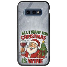 All I Want For Christmas Is - Wine Samsung Galaxy S10e Groove TPU (Tempered Glass και TPU)
