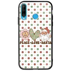 Peace Love Santa Huawei P30 Lite Groove TPU (Tempered Glass και TPU)