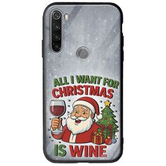 All I Want For Christmas Is - Wine Xiaomi Redmi Note 8T Groove TPU (Tempered Glass και TPU)