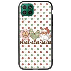 Peace Love Santa Huawei P40 Lite Groove TPU (Tempered Glass και TPU)