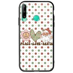 Peace Love Santa Huawei P40 Lite E Groove TPU (Tempered Glass και TPU)