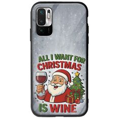 All I Want For Christmas Is - Wine Xiaomi Redmi Note 10 5G Groove TPU (Tempered Glass και TPU)