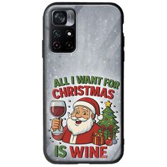 All I Want For Christmas Is - Wine Xiaomi Poco M4 Pro 5G Groove TPU (Tempered Glass και TPU)