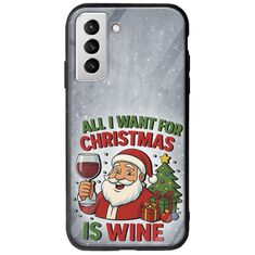 All I Want For Christmas Is - Wine Samsung Galaxy S22 Plus Groove TPU (Tempered Glass και TPU)