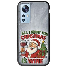 All I Want For Christmas Is - Wine Xiaomi 12 / 12X Groove TPU (Tempered Glass και TPU)