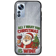 All I Want For Christmas Is - Wine Xiaomi 12 Pro Groove TPU (Tempered Glass και TPU)