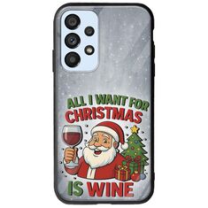 All I Want For Christmas Is - Wine Samsung Galaxy A53 5G Groove TPU (Tempered Glass και TPU)