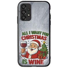 All I Want For Christmas Is - Wine Samsung Galaxy A33 5G Groove TPU (Tempered Glass και TPU)