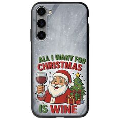 All I Want For Christmas Is - Wine Samsung Galaxy S23 Plus 5G Groove TPU (Tempered Glass και TPU)