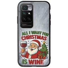 All I Want For Christmas Is - Wine Xiaomi Redmi 10 2022 Groove TPU (Tempered Glass και TPU)