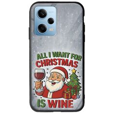 All I Want For Christmas Is - Wine Xiaomi Redmi Note 12 4G Groove TPU (Tempered Glass και TPU)