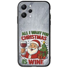 All I Want For Christmas Is - Wine Xiaomi Redmi 12 Groove TPU (Tempered Glass και TPU)