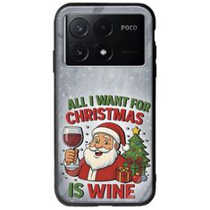 All I Want For Christmas Is - Wine Xiaomi Poco X6 Pro 5G Groove TPU (Tempered Glass και TPU)