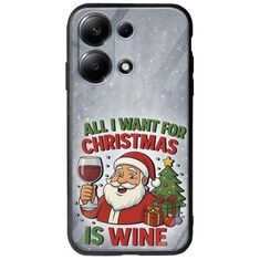 All I Want For Christmas Is - Wine Xiaomi Redmi Note 13 4G Groove TPU (Tempered Glass και TPU)