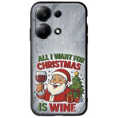 All I Want For Christmas Is - Wine Xiaomi Poco M6 Pro 4G Groove TPU (Tempered Glass και TPU)