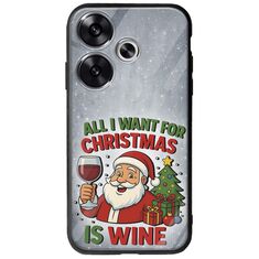 All I Want For Christmas Is - Wine Xiaomi Poco F6 5G Groove TPU (Tempered Glass και TPU)