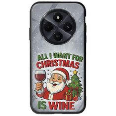 All I Want For Christmas Is - Wine Xiaomi Poco C75 4G Groove TPU (Tempered Glass και TPU)