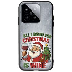 All I Want For Christmas Is - Wine Xiaomi 14T 5G Groove TPU (Tempered Glass και TPU)