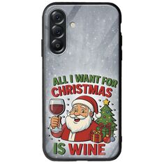 All I Want For Christmas Is - Wine Samsung Galaxy A56 5G Groove TPU (Tempered Glass και TPU)