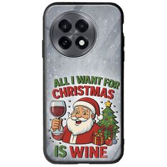 All I Want For Christmas Is - Wine OnePlus 13R 5G Groove TPU (Tempered Glass και TPU)