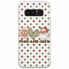 Peace Love Santa Samsung Galaxy Note 8 Flexible TPU (Διάφανη Σιλικόνη)
