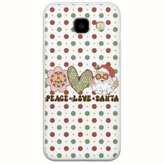 Peace Love Santa Samsung Galaxy A5(2016) Flexible TPU (Διάφανη Σιλικόνη)