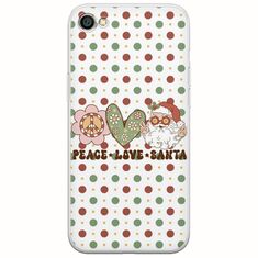 Peace Love Santa Xiaomi Redmi Note 5A Standard Flexible TPU (Διάφανη Σιλικόνη)
