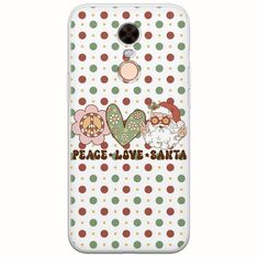 Peace Love Santa Xiaomi Redmi 5 Plus Flexible TPU (Διάφανη Σιλικόνη)
