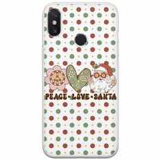 Peace Love Santa Xiaomi Mi Mix 2S Flexible TPU (Διάφανη Σιλικόνη)