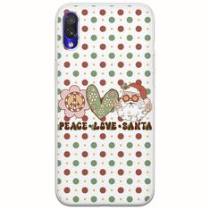 Peace Love Santa Xiaomi Redmi 7 Flexible TPU (Διάφανη Σιλικόνη)