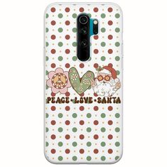 Peace Love Santa Xiaomi Redmi Note 8 Pro Flexible TPU (Διάφανη Σιλικόνη)