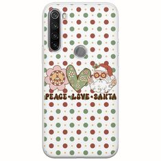 Peace Love Santa Xiaomi Redmi Note 8T Flexible TPU (Διάφανη Σιλικόνη)