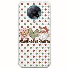 Peace Love Santa Xiaomi Poco F2 Pro Flexible TPU (Διάφανη Σιλικόνη)
