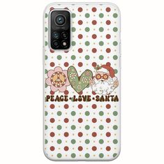 Peace Love Santa Xiaomi Mi 10T / Mi 10T Pro Flexible TPU (Διάφανη Σιλικόνη)