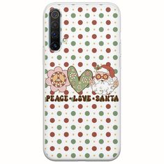 Peace Love Santa Realme X3 Flexible TPU (Διάφανη Σιλικόνη)