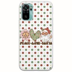 Peace Love Santa Xiaomi Redmi Note 10 / 10s Flexible TPU (Διάφανη Σιλικόνη)