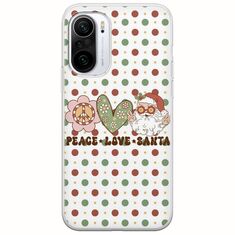 Peace Love Santa Xiaomi Mi11i Flexible TPU (Διάφανη Σιλικόνη)