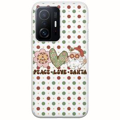Peace Love Santa Xiaomi 11T / 11T Pro Flexible TPU (Διάφανη Σιλικόνη)
