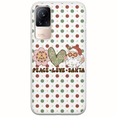 Peace Love Santa Xiaomi Civi Flexible TPU (Διάφανη Σιλικόνη)