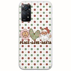 Peace Love Santa Xiaomi Redmi Note 11 Pro 4G / 5G Flexible TPU (Διάφανη Σιλικόνη)