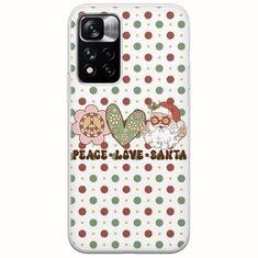 Peace Love Santa Xiaomi Redmi Note 11 Pro Plus 5G Flexible TPU (Διάφανη Σιλικόνη)