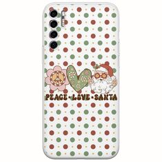 Peace Love Santa TCL 20S / 20 5G / 20L / 20L+ Flexible TPU (Διάφανη Σιλικόνη)