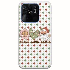 Peace Love Santa Xiaomi Redmi 10C Flexible TPU (Διάφανη Σιλικόνη)