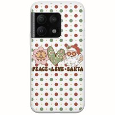 Peace Love Santa OnePlus 10 Pro Flexible TPU (Διάφανη Σιλικόνη)