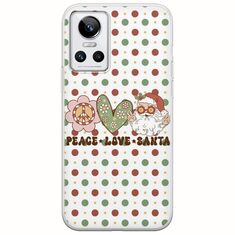 Peace Love Santa Realme GT Neo 3 Flexible TPU (Διάφανη Σιλικόνη)
