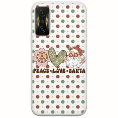 Peace Love Santa Xiaomi Poco F4 GT 5G Flexible TPU (Διάφανη Σιλικόνη)