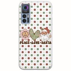 Peace Love Santa TCL 30 / 30 5G / 30+ Flexible TPU (Διάφανη Σιλικόνη)