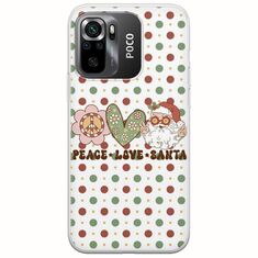 Peace Love Santa Xiaomi Poco M5s Flexible TPU (Διάφανη Σιλικόνη)