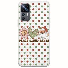 Peace Love Santa Xiaomi 12T / 12T Pro Flexible TPU (Διάφανη Σιλικόνη)
